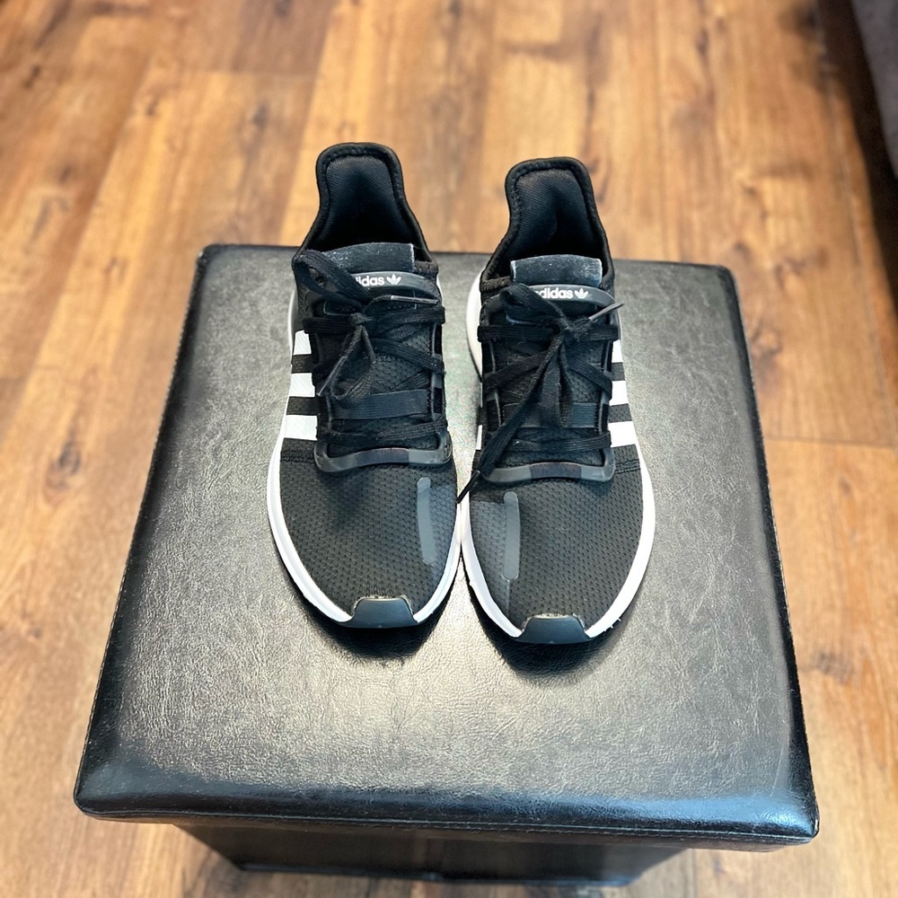 Adidas Black and White Youth Shoes